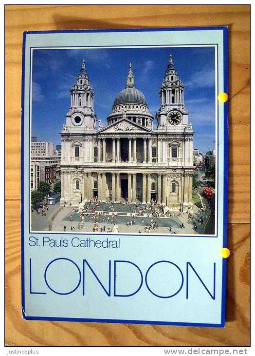 ROYAUME UNI LONDRES LONDON SAINT PAULS CATHEDRAL GRAND FORMAT CP VIERGE - St. Paul's Cathedral