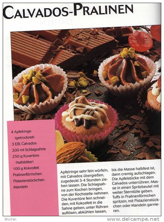 CERES Kulinarisch KONFEKT wie neu 6€ Pralines Trüffel Petits fours Taschenbuch mit vielen leckeren Rezepten für Genießer