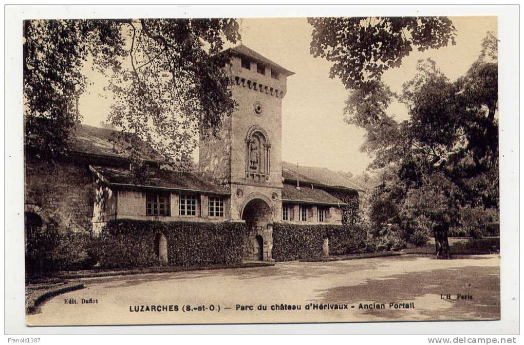 Ref 175 - LUZARCHES - Parc Du Château D´HERIVAUX - Ancien Portail - Luzarches