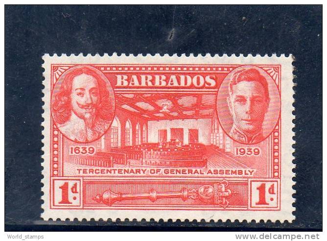 BARBADOS 1939 * - Barbados (...-1966)