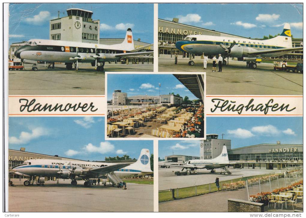 ALLEMAGNE,germany,deutschland,HANNOVER,HANOVER,HANOVRE,Aéroport,flughafen,avion De Ligne,aviation,décollage,atterrissage - Hannover