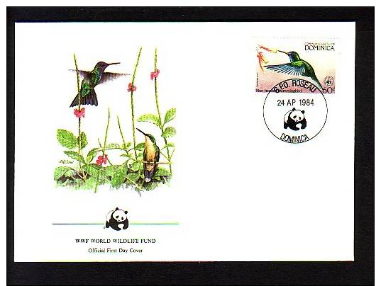 Dominica 1984, Michel Cat. 836-838 FDC/WWF/incompl.series!!! - Sonstige & Ohne Zuordnung