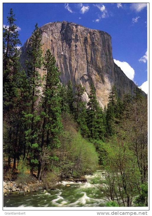 The Granite Profile Of El Capitan And The Merced River, Yosemite National Park Unused - Yosemite