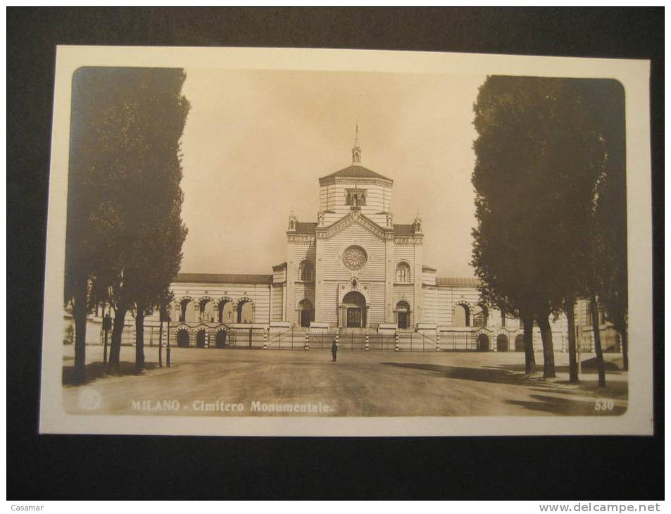 ITALY Milano Cimitero Cemetery Cimetiere Spiritualism Spiritism Ghost Witch Devil Occultism Occultisme Terror Magic - Otros & Sin Clasificación