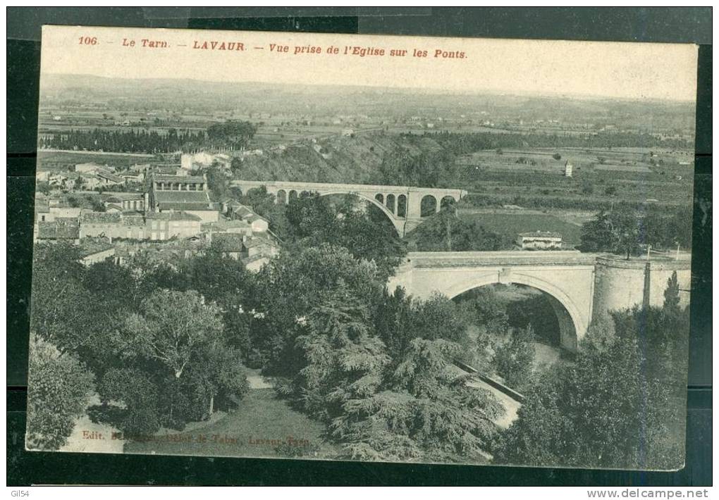 Le Tarn - Lavaur - Vue Prise De L'église Sur Les Ponts  Sl94 - Lavaur