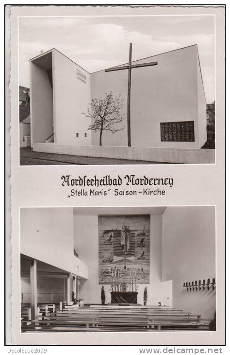 N2371 Nordseeheilbad Morderney Stella Maris Saison Kirche Used Good Shape - Norderney