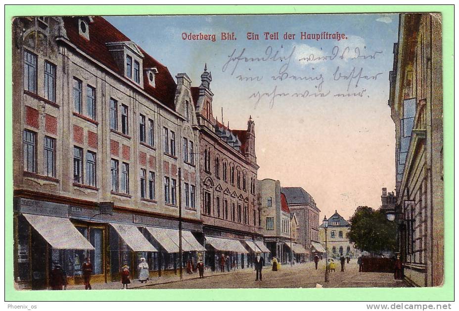 GERMANY - Oderberg, Ein Teil Der Hauptstrasse, Year 1918 - Oderberg