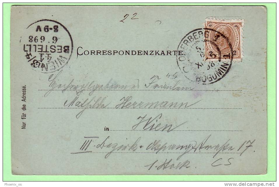 GERMANY - Oderberg, Bahnhof, Herz Jesu Kirche & Volksschule, Year 1898 - Oderberg