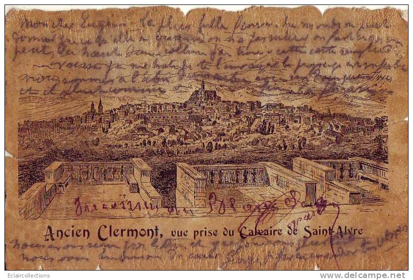 Collection Historique De La France..Papier Genre Parchemin...Clermont-Ferrand .63. St Alyre ( Voir Scan) - Clermont Ferrand