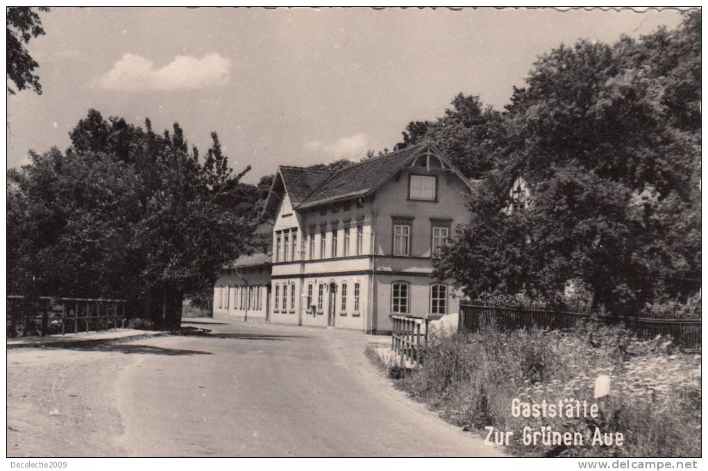 N2608 Gaststatte Zur Grunen Aue Germany Used Good Shape - Restaurantes