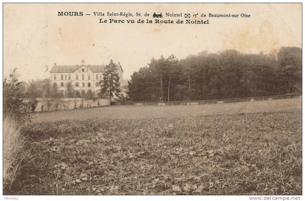 MOURS - Villa Saint Regis - Le Parc Vu De La Route De Nointel - Mours