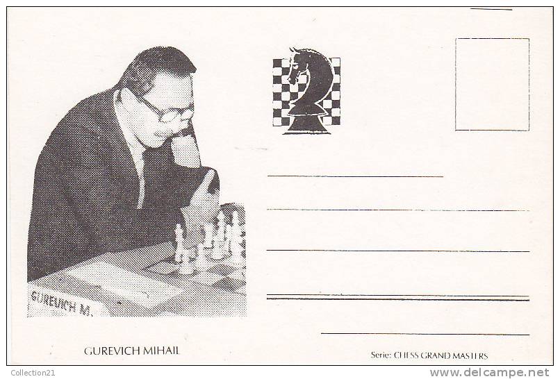 ECHEC ... CHESS GRAND MASTERS ... JEU D ECHECS .... GUREVITCH MIHAIL - Schach