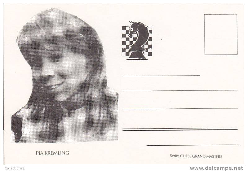 ECHEC ... CHESS GRAND MASTERS ... JEU D ECHECS .... PIA KREMLING - Schaken