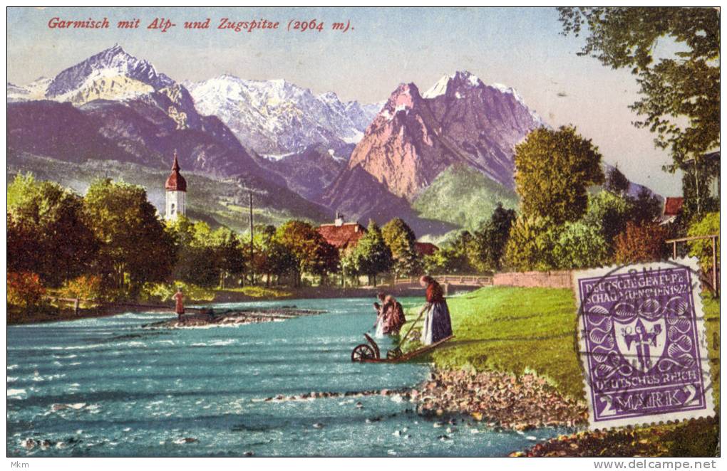 Garmischmit Alp-und Zugspitze 2964m - Zugspitze
