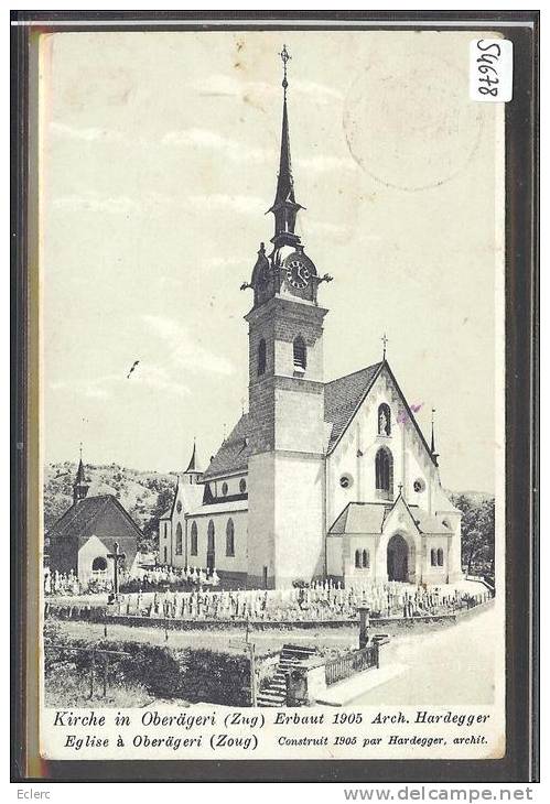 OBERÄGERI - KIRCHE - TB - Oberägeri