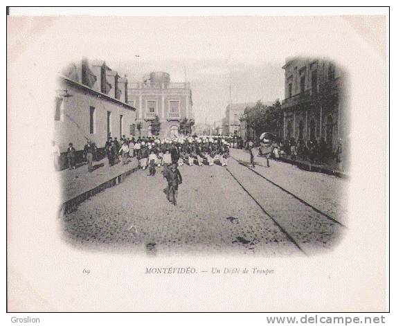 MONTEVIDEO 69 UN DEFILE DE TROUPES 1902 - Uruguay