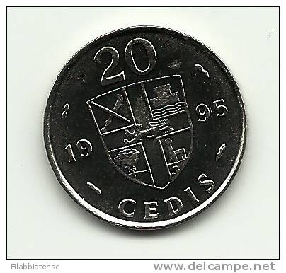 1995 - Ghana 20 Cedis, - Ghana