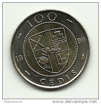 1999 - Ghana 100 Cedis, - Ghana