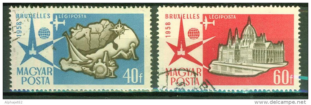Exposition De Bruxelles - HONGRIE - Stations Balnéaires, Parlement Hongrois - 1958 - N° 199-200 - Used Stamps