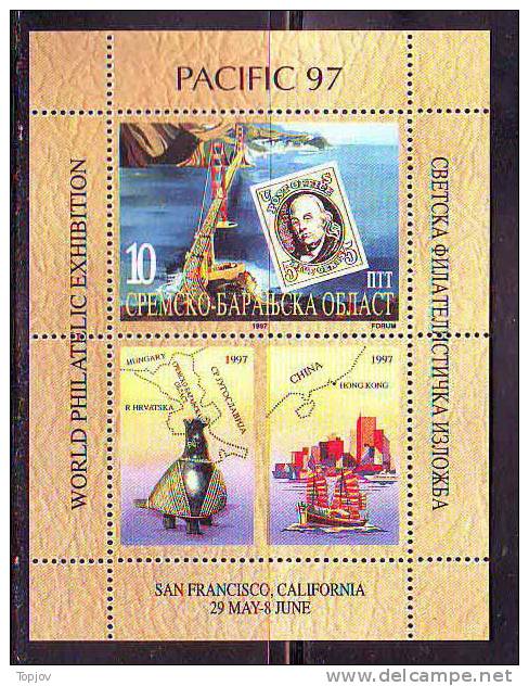 KRAINA - CROATIA - CHINA - PACIFIC - SHIPS  - 1997 - **MNH - Philatelic Exhibitions