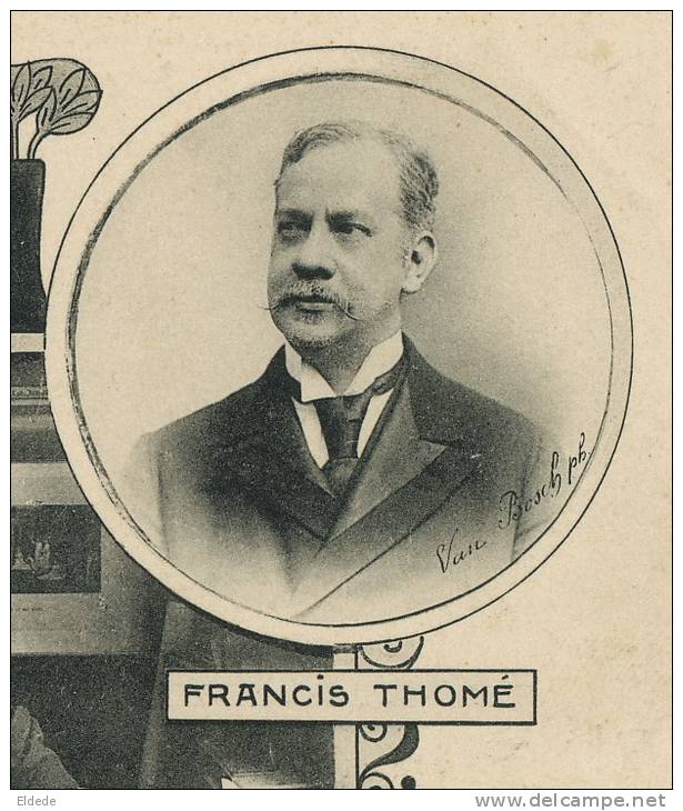 Maurice Francis Thomé Pianiste Né A Port Louis , H. Havard Ecrivain, A. Vandal  Art Nouveau - Maurice