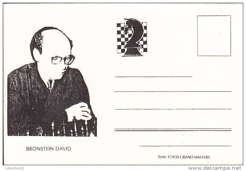 ECHEC ... JEU D ECHECS ... CHESS GRAND MASTERS .... BRONSTEIN DAVID - Echecs