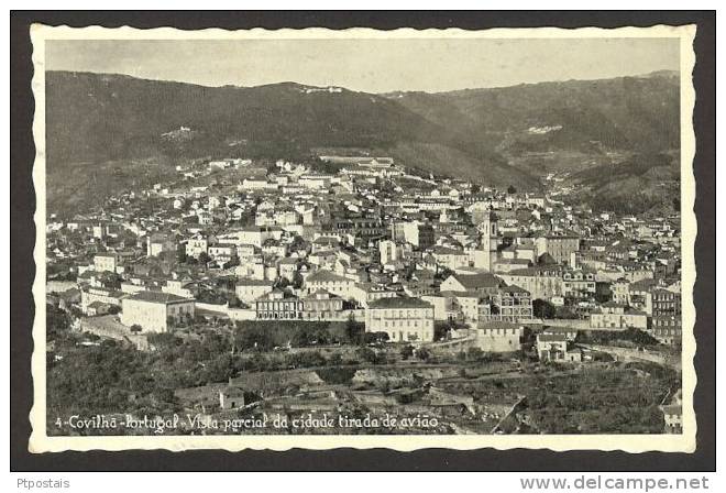 COVILHÃ (Portugal) - Vista Parcial Da Cidade Tirada De Avião - Castelo Branco