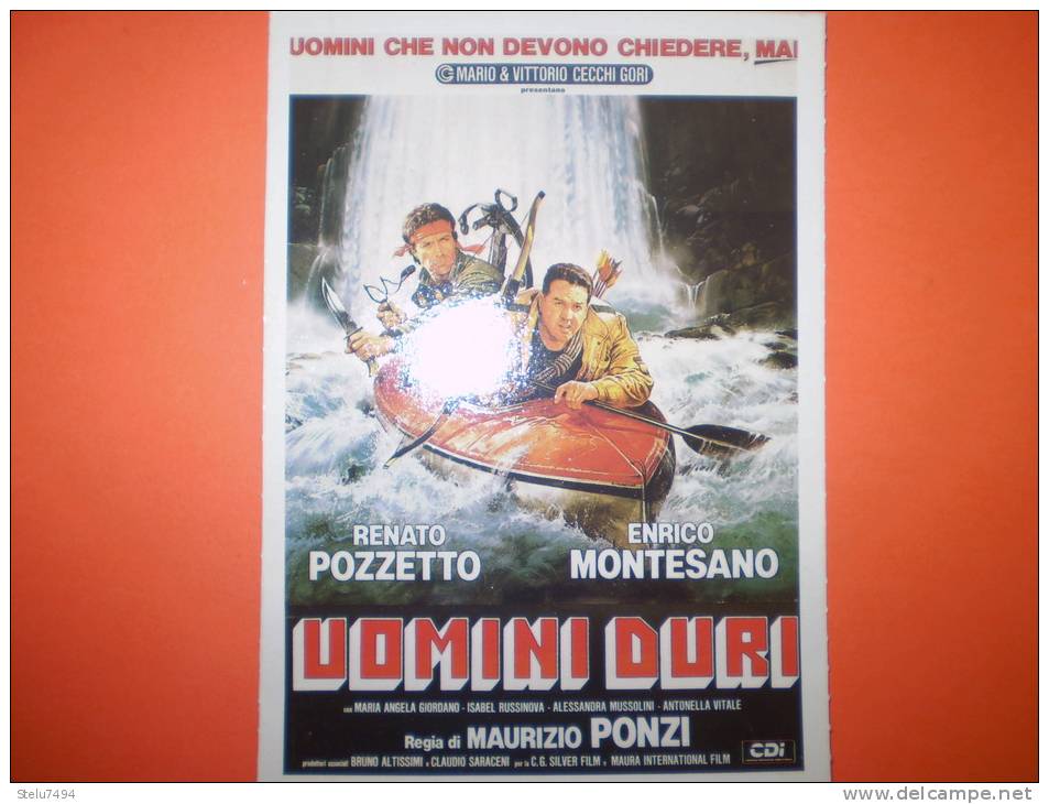 Cartolina N.p.film Uomini Duri Renato Pozzetto - Altri & Non Classificati