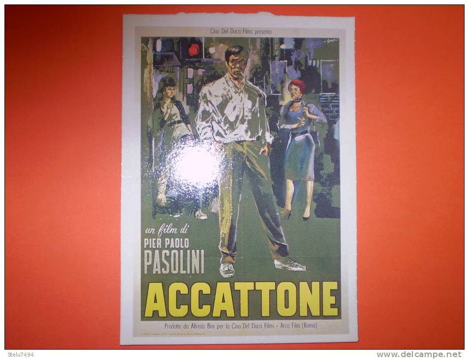 Cartolina N.p.film Accattone Pier Paolo Pasolini - Altri & Non Classificati