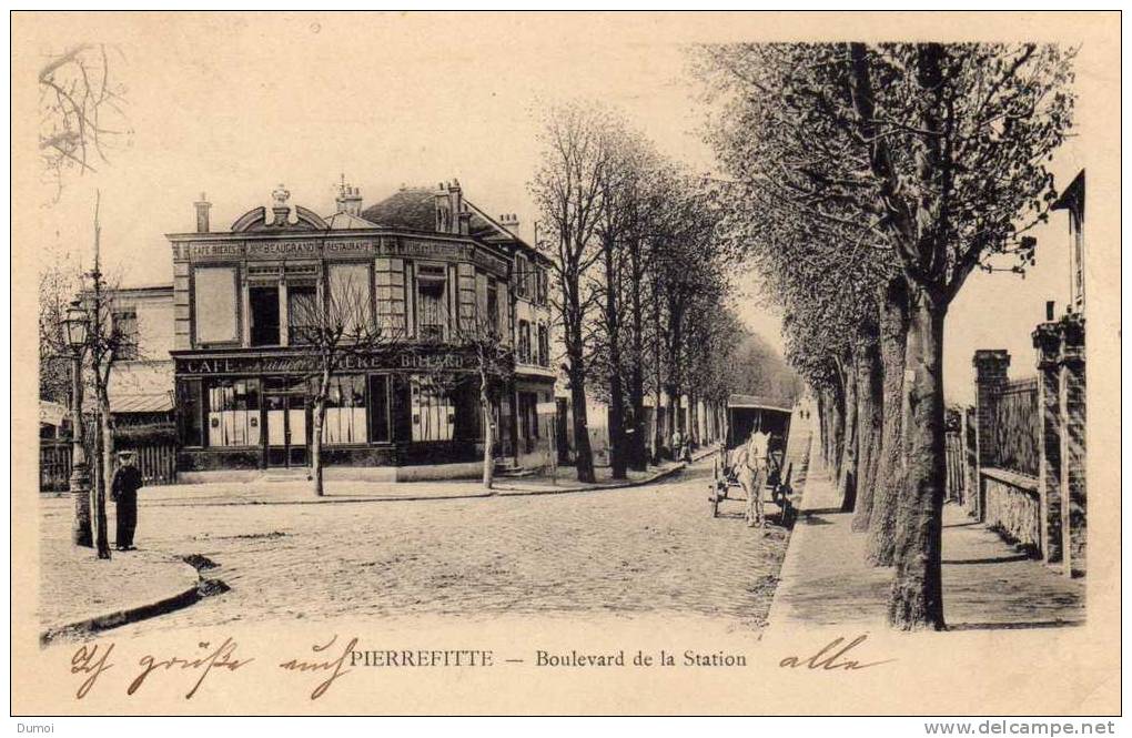 PIERREFITTE  -  Boulevard De La Station  (café) - Pierrefitte Sur Seine