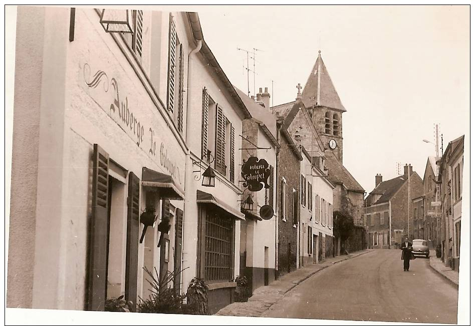 CPA 78 DAMPIERRE LOT DE 2 PHOTOS AUBERGE LE GALOUPET  RARE BELLE CARTE !! - Dampierre En Yvelines