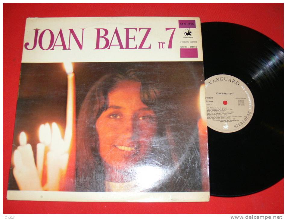 JOAN BAEZ   N 7   "  O COME O COME     "   EDIT VANGARD  1976 - Country Et Folk