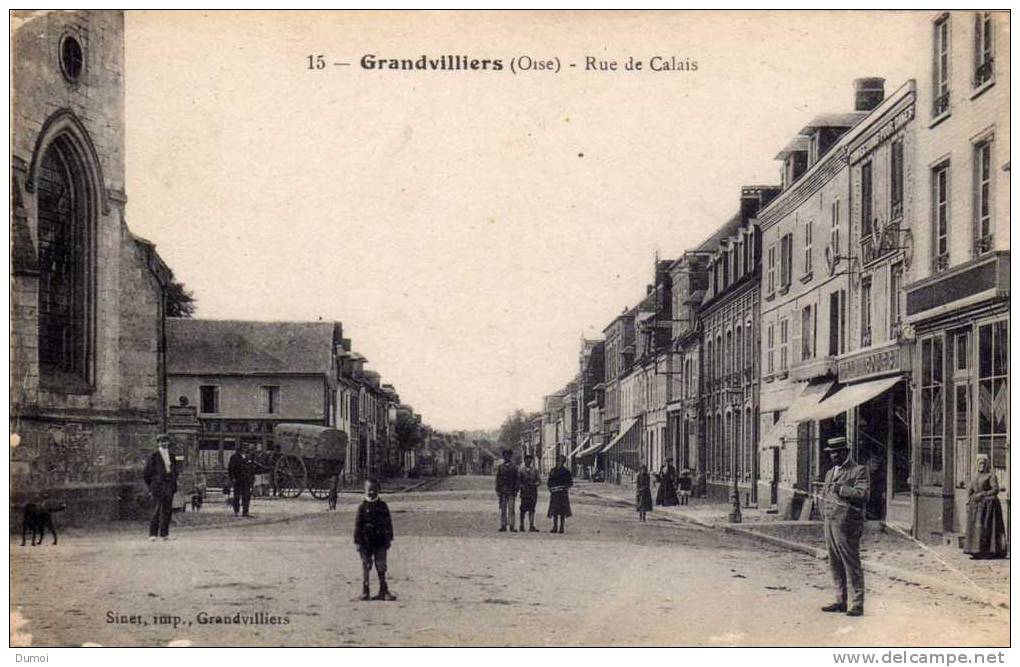 GRANDVILLIERS  -  (Oise)  -  Rue De Calais N°15 - Grandvilliers