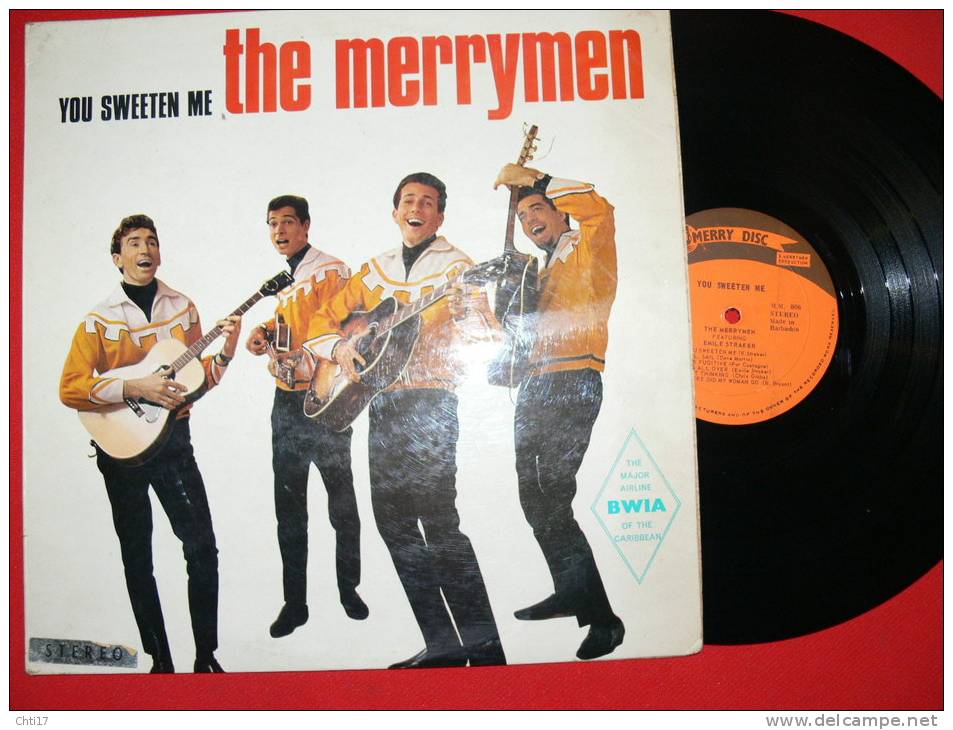 THE MERRYMEN    "YOU SWEETEN ME "    EDIT MERRYDISC PRESSAGE LA BARBADE - Rock