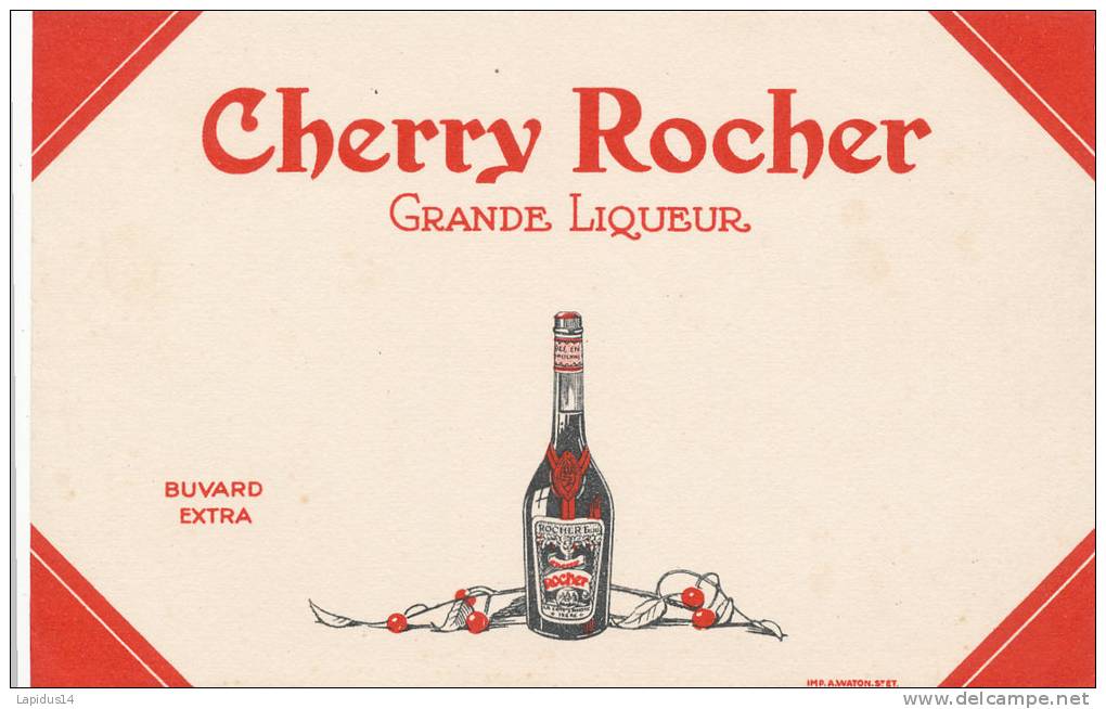 BU 805 / BUVARD  LIQUEUR  CHERRY ROCHER - Liquor & Beer