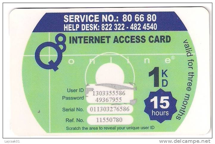 Internet Access Card - Koweït