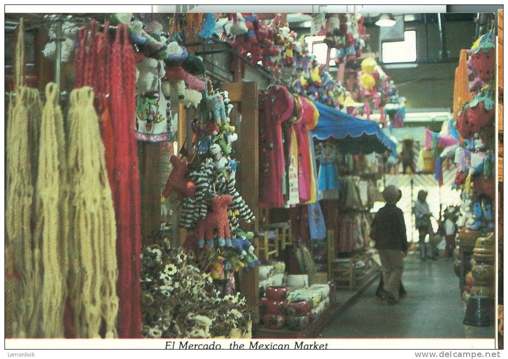 USA – United States, San Antonio, El Mercado, The Mexican Market Unused Postcard [P7059] - San Antonio