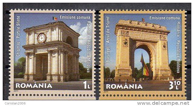 Romania 2011 / Joint Issue / Romania - Moldova / - Neufs