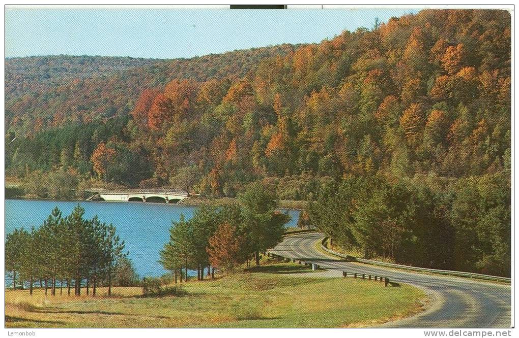 USA – United States, Road And Bridge, Leading To Administration Building, Allegany State Park, NY, Unused Postcard[P7065 - USA National Parks