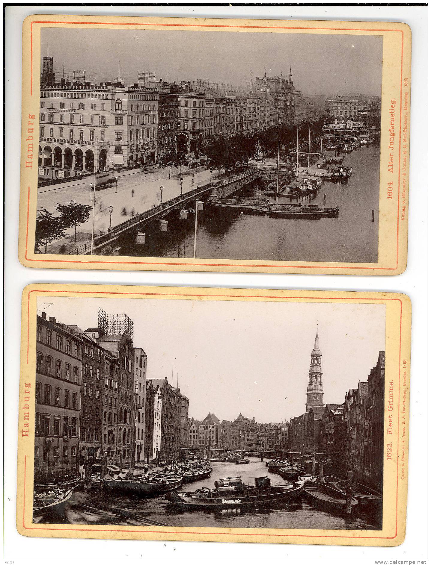 HAMBURG - Allemagne - 6 Photos - Anciennes (Av. 1900)