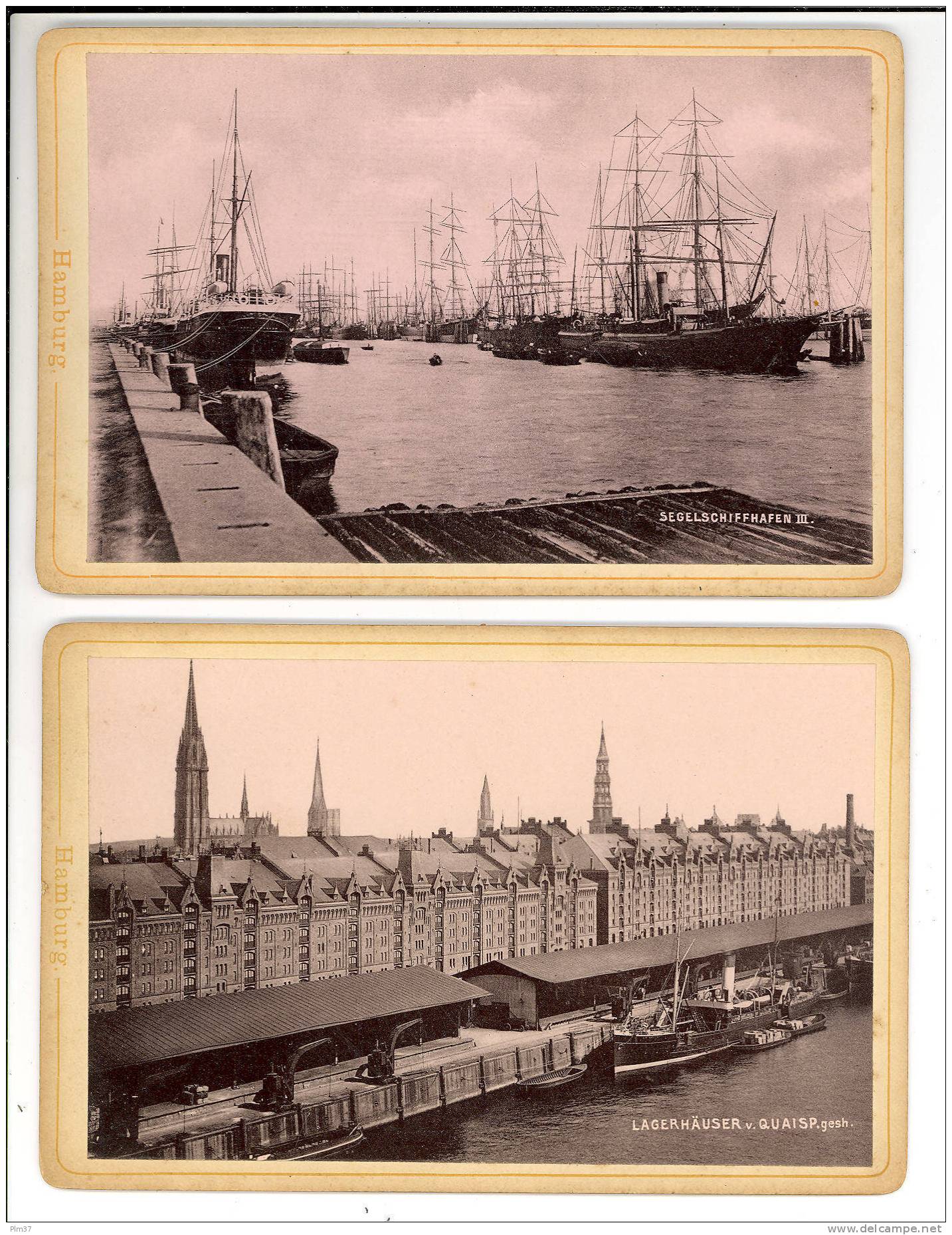 HAMBURG - Allemagne - 6 Photos - Anciennes (Av. 1900)