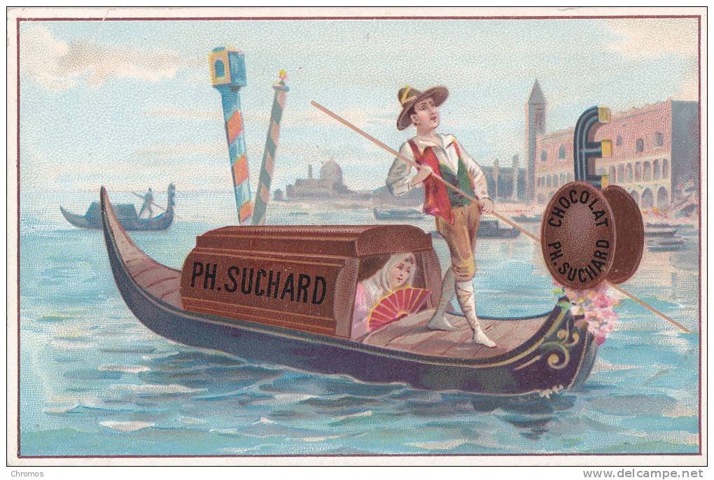 Chromo SUCHARD, N° 31 / G, Thème: Gondolier, Venice - Suchard