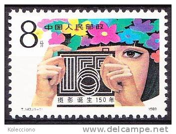 China 1989 Yvert 2964, 150th Ann. Invention Of Photography, MNH - Nuovi