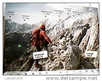 ALPI APUANE E SCALATORE ROCCIATORE LE CIME  N1980 DJ12400 - Carrara