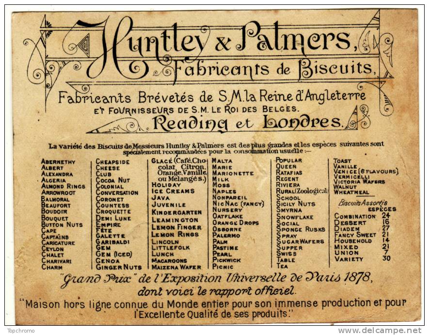 CHROMO Biscuits Huntley & Palmers Moyen Age Histoire Bouffon Théâtre ? - Sonstige & Ohne Zuordnung