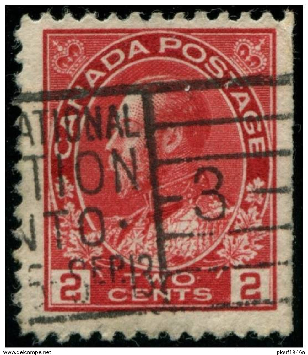 Pays :  84,1 (Canada : Dominion)  Yvert Et Tellier N° :    94-2 (o) Du Carnet Non Répertorié Y&T Et Sg - Single Stamps