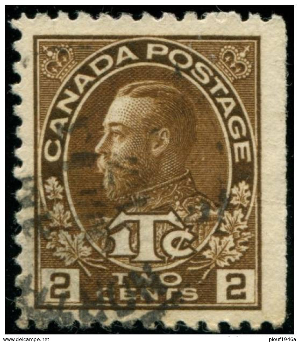 Pays :  84,1 (Canada : Dominion)  Yvert Et Tellier N° :   106-2 (o) Type II - Timbres Seuls