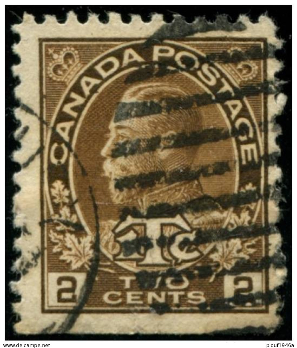 Pays :  84,1 (Canada : Dominion)  Yvert Et Tellier N° :   106-3 (o) Type II - Single Stamps