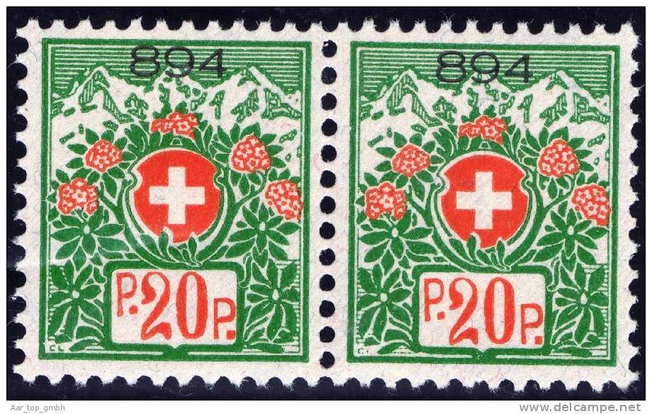 Schweiz Portofreiheit 1927 Zu#13A Gr#694 ** Postfrisch Armenerziehungsverein Felben Pfyn - Vrijstelling Van Portkosten