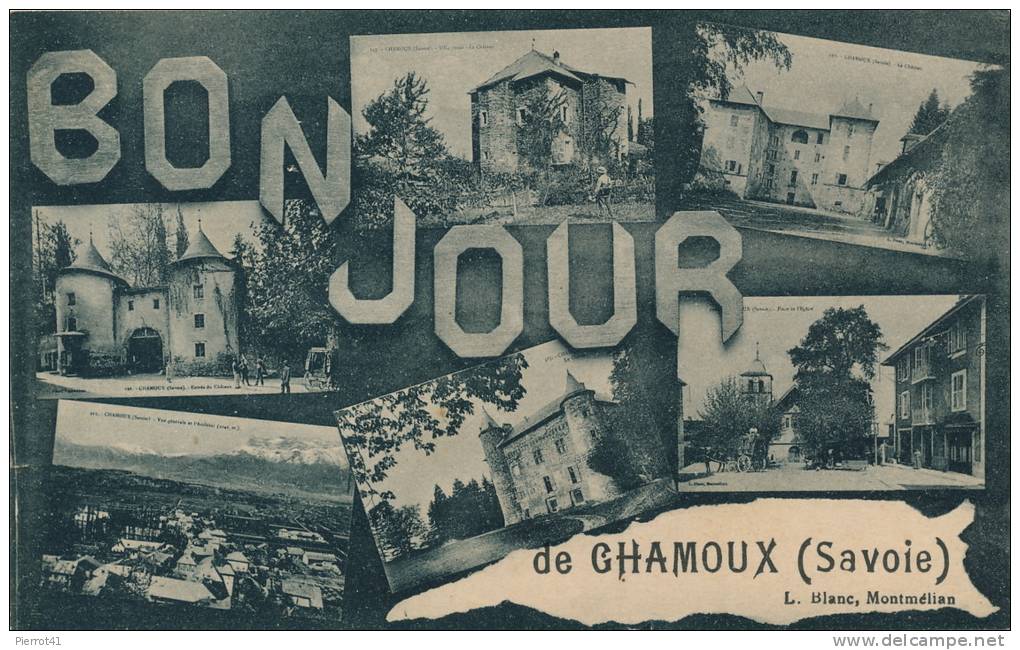 CHAMOUX - Un Bonjour De CHAMOUX - Jolie Carte Vues Multiples - Chamoux Sur Gelon